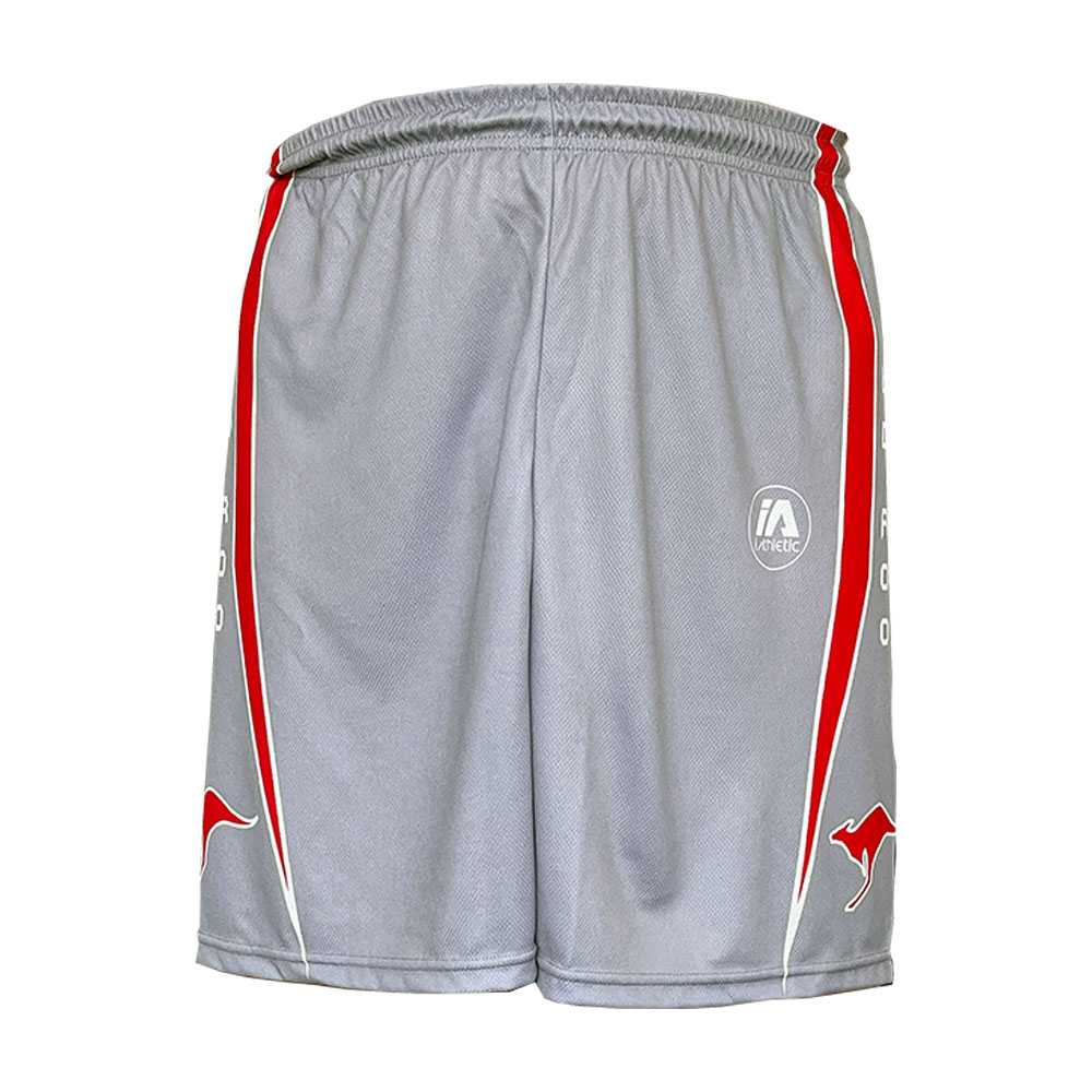 Red Roo Grey Shorts